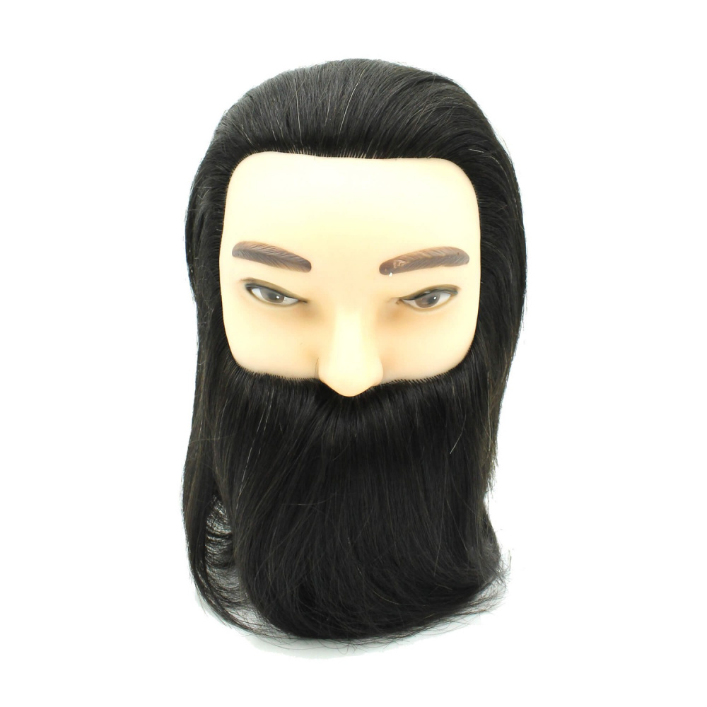 Голова-манекен SPL "брюнет" з бородою 20-25см + 519 / A-1