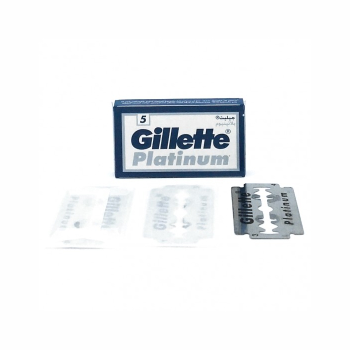 Лезвия двусторонние Gillette Platinum 5 шт