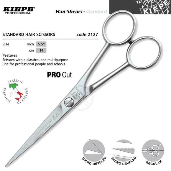 Ножницы Kiepe Professional 2127/5,5" с насечкой