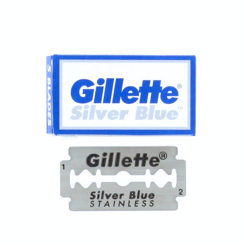 Лезвия двусторонние Gillette Silver Blue 5 шт