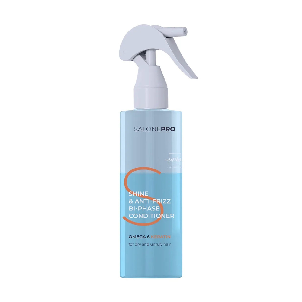 Двофазний спрей-кондиціонер Unic Salone Pro Shine & Anti-Frizz Bi-Phase Conditioner 200мл
