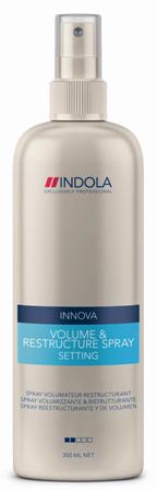 Спрей Indola Volume&Restructure Spray Setting для объёма и структуры волос 300мл