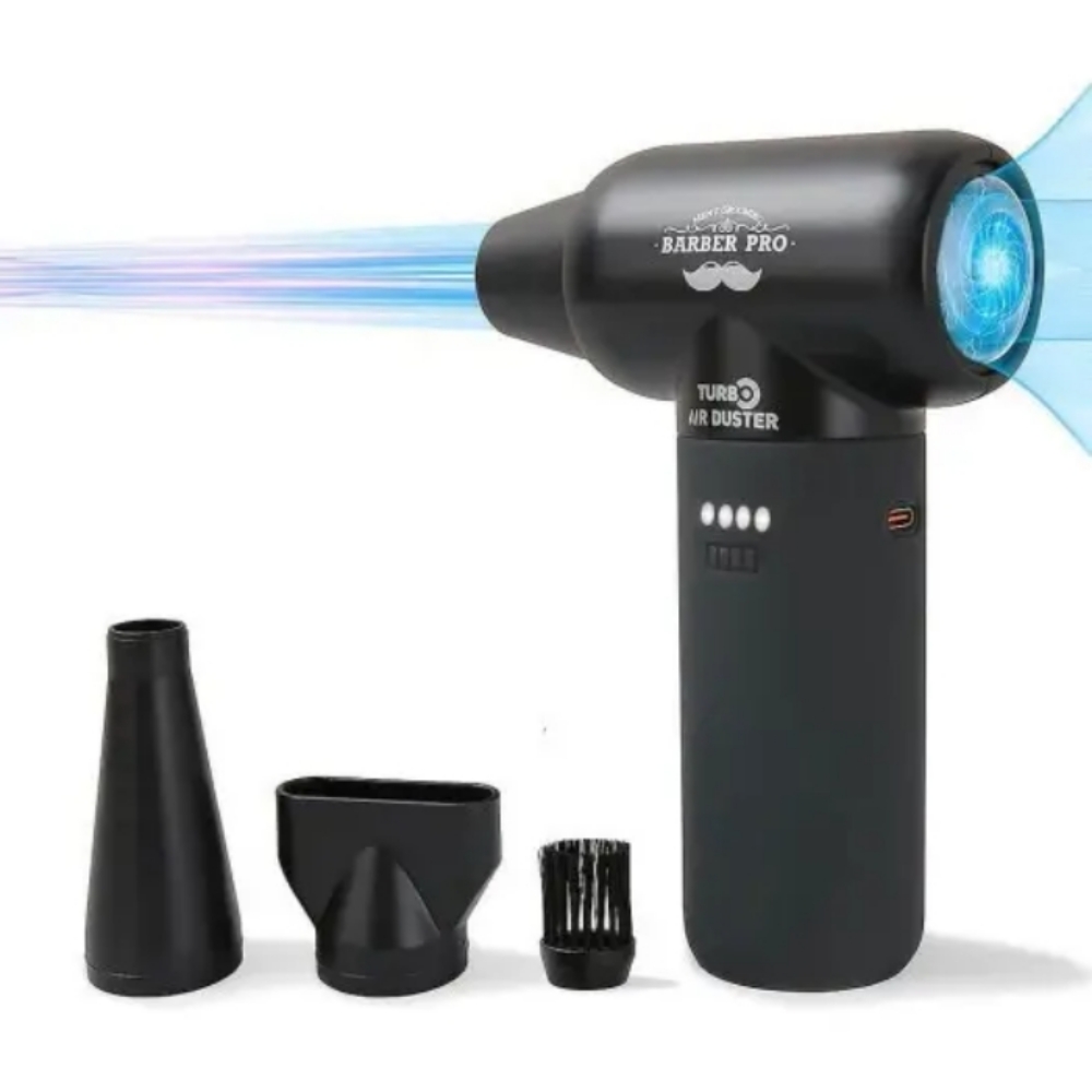 Фен Stylance Barber Pro Turbo Air Duster мини акумуляторный (холодный обдув) 800-004
