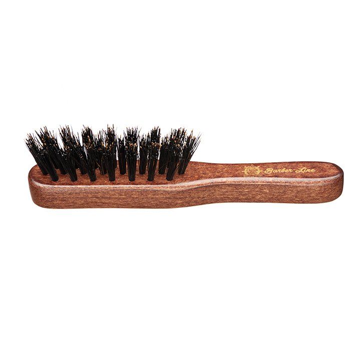 Щётка для усов и бороды Eurostile Wooden Small Barber Line 06072