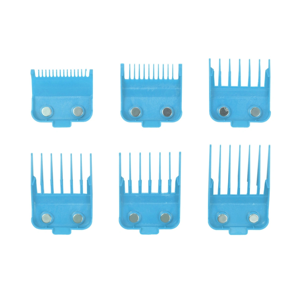 Комплект магнитных насадок для машинки MRD Pro Set 6 Double Magnetic Blue MRD-GC1BL
