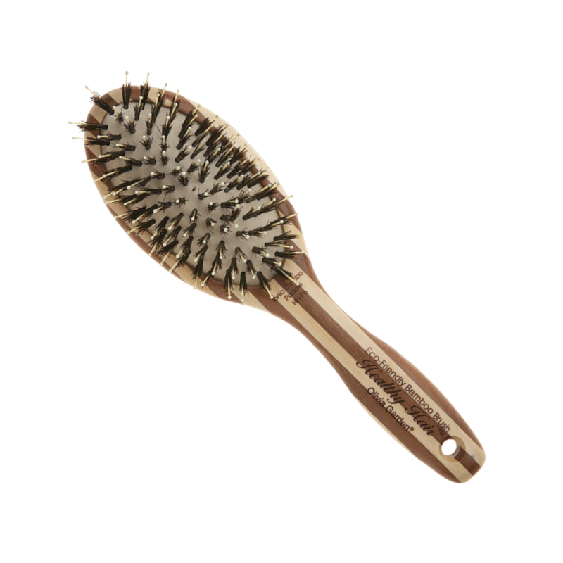 Щетка Olivia Garden Healthy Hair P6 Combo бамбуковая овальная с комбинированной щетиной