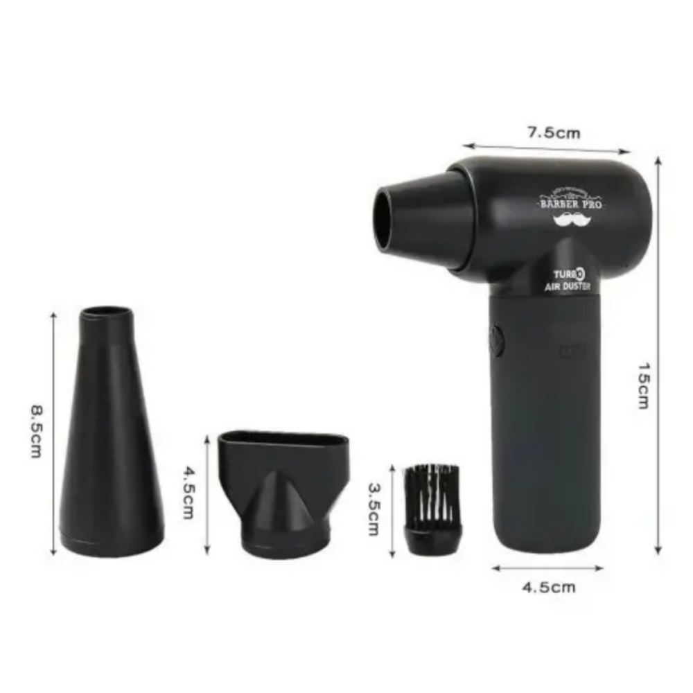 Фен Stylance Barber Pro Turbo Air Duster мини акумуляторный (холодный обдув) 800-004