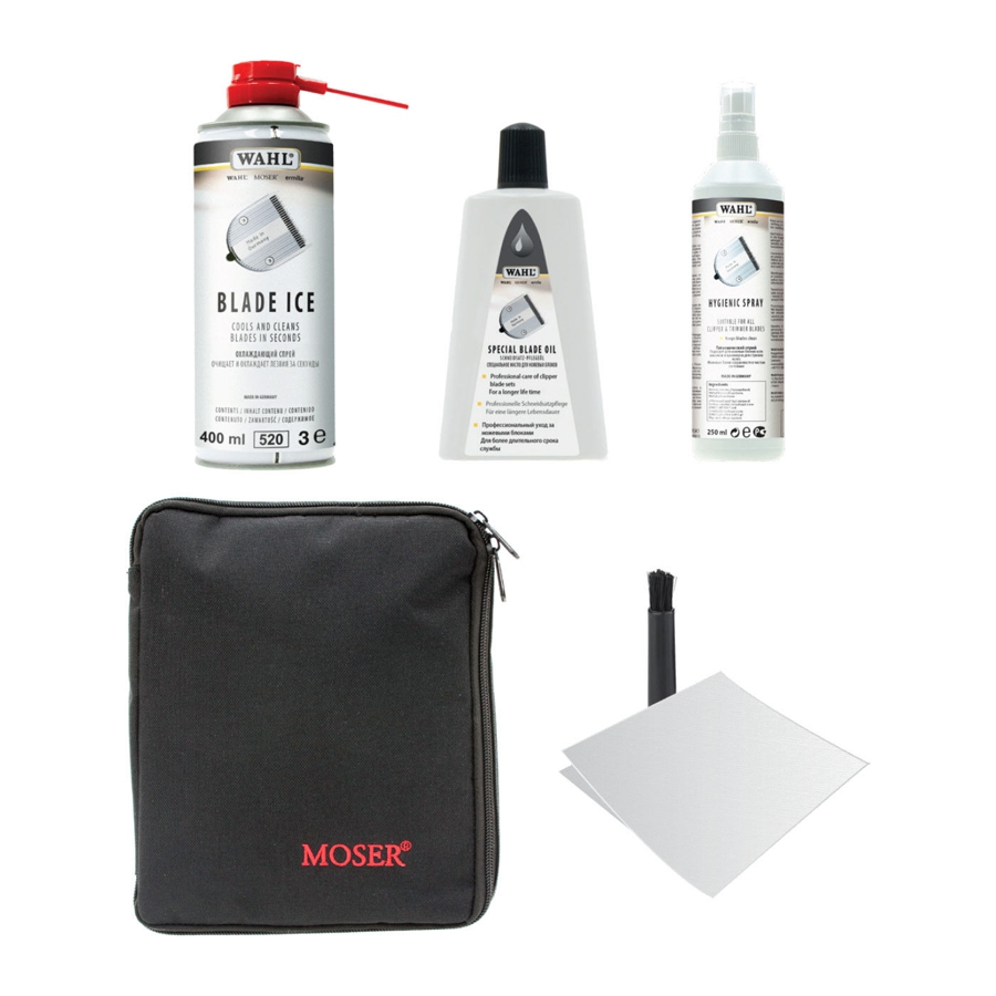 Комплект по уходу за ножами Moser Blade Care Set 1000-7400