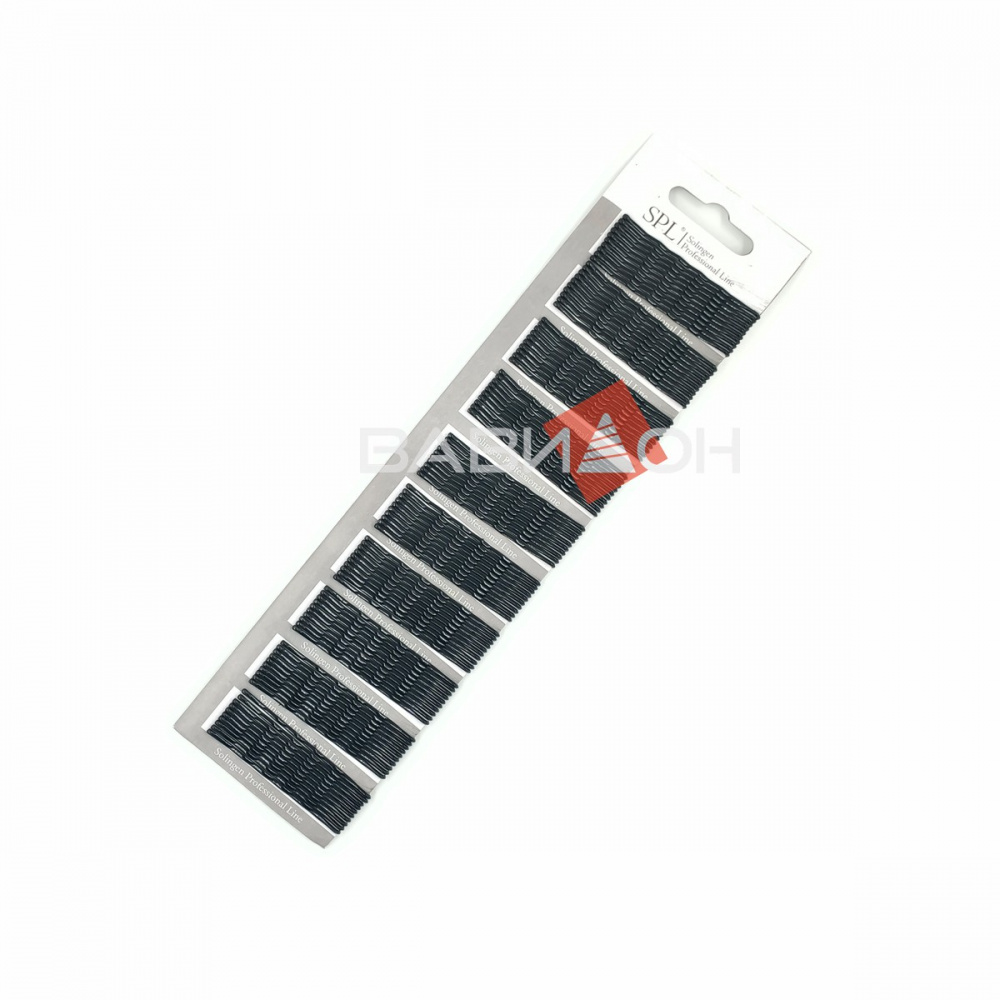 Невидимки SPL 6см чёрные 100шт 50001