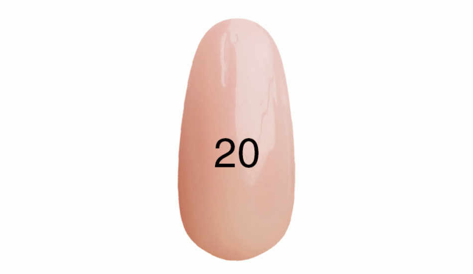 Гель-лак Kodi №20 (молочно-розовый с микроблеском) 8мл