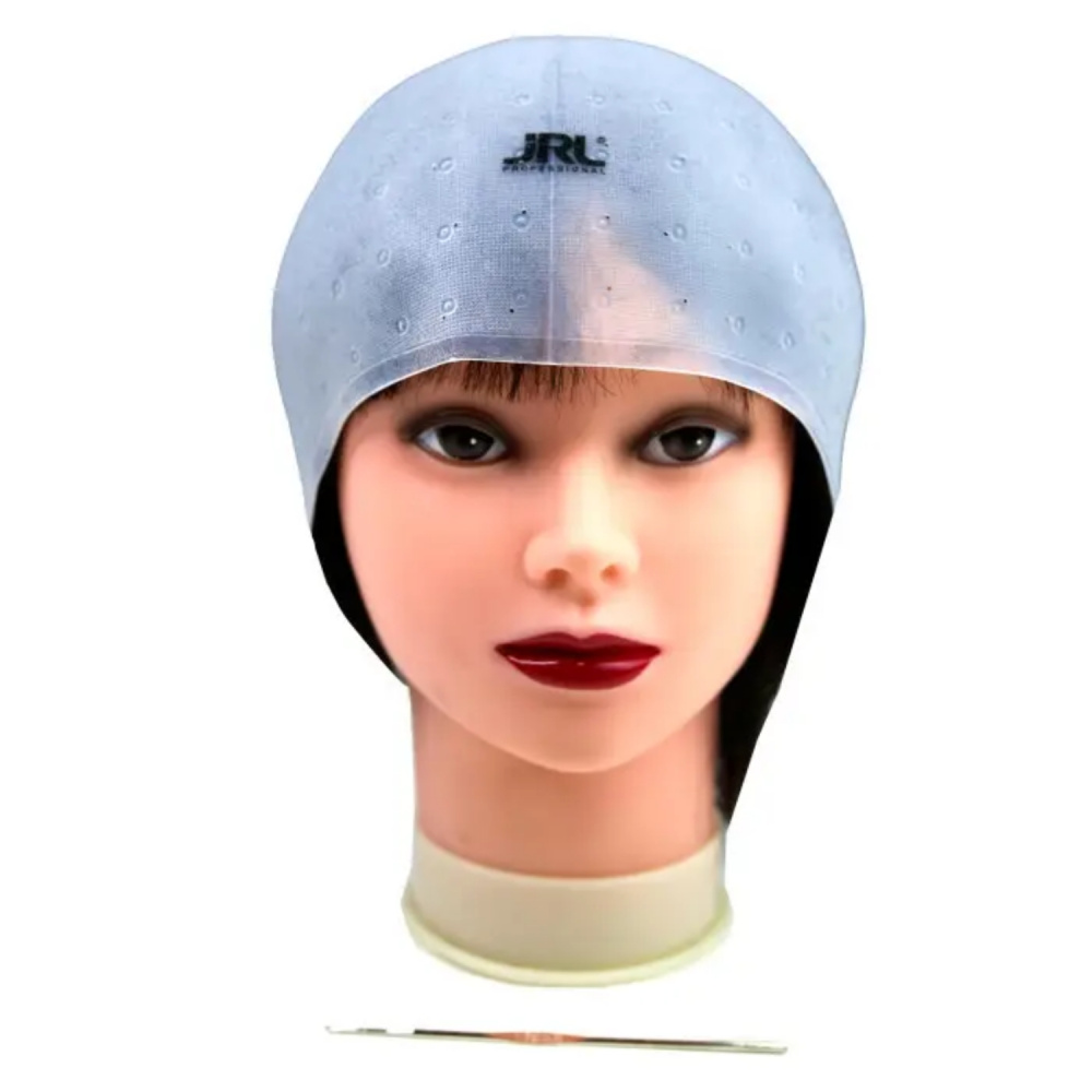 Шапочка для мелирования JRL силиконовая с крючком JRL-JMV01