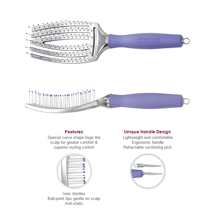 Щітка Olivia Garden Finger Brush Ionic Medium FB-Medium