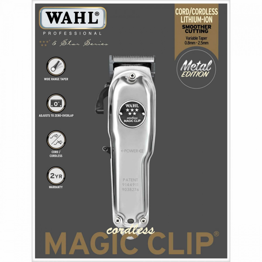 Машинка для стрижки Wahl Magic Clip Cordless Metal Edition 08509-016