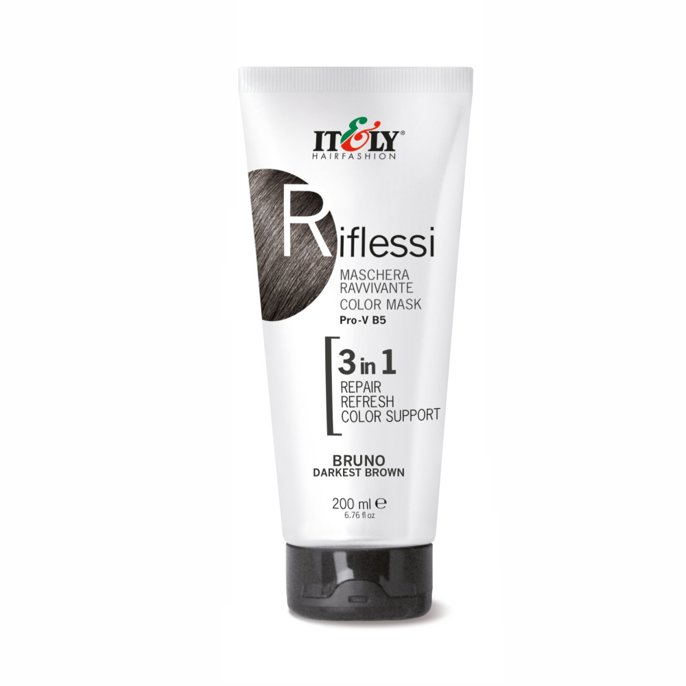 Тонуюча маска Itely Hairfashion Riflessi 3 в 1 Bruno темно-коричневий 200мл