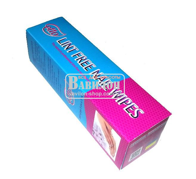 Салфетки Etto 5*5см 300шт для маникюра  безворсовые 