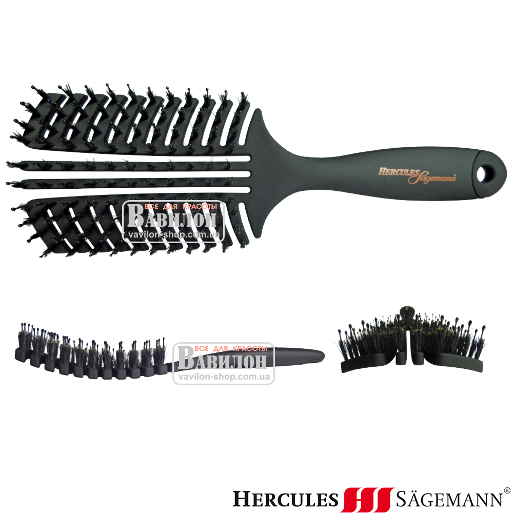Щетка Hercules Copper Collection Vent Boar Brush Combo Large 9145