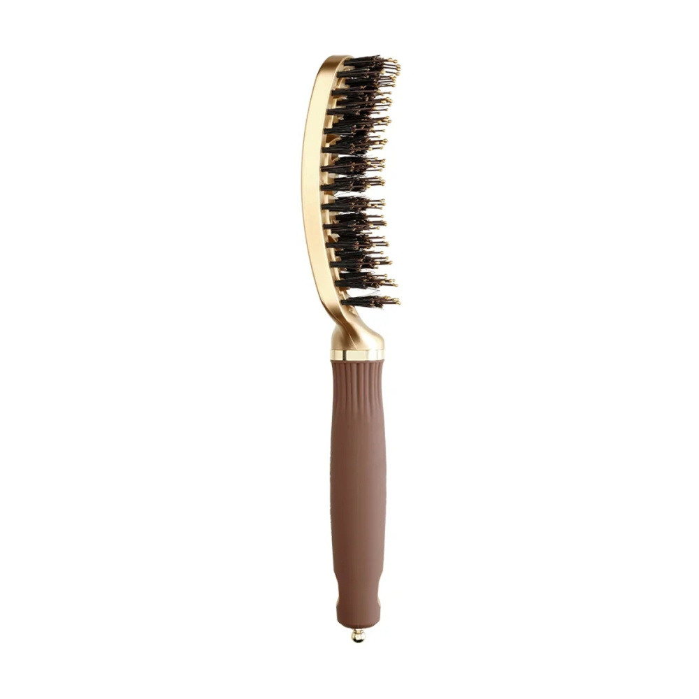Щетка Olivia Garden Expert Care Flex Boar&Nylon Gold & Brown ID2071