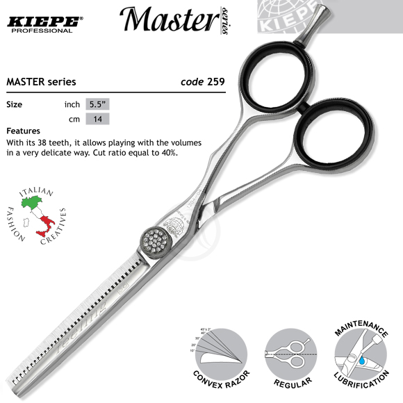 Ножницы филировочные Kiepe Master Feeling 5,5" 259/5,5"