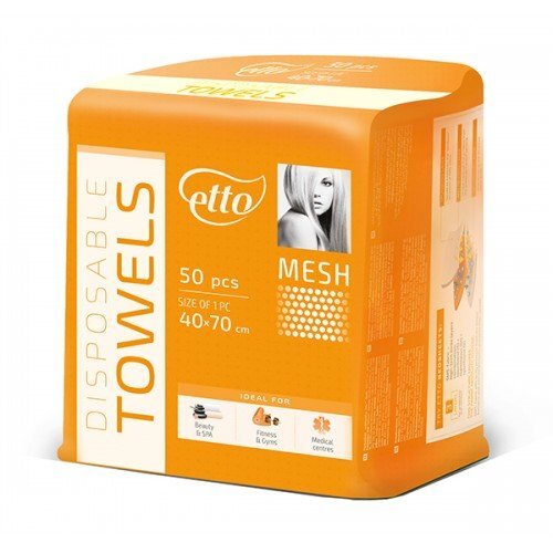 Полотенце ETTO 40*70 сетка 50шт