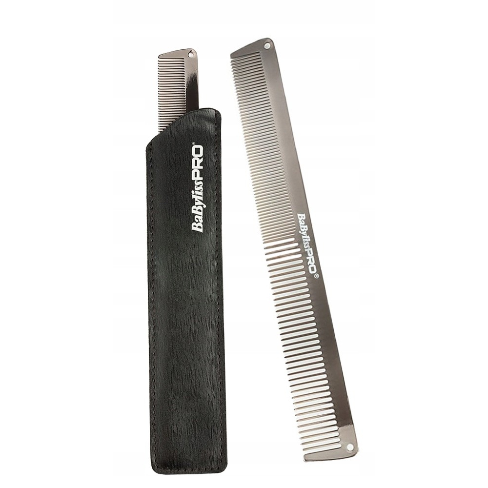 Гребінець BaByliss Pro Gunsteel Metal Comb у чохлі M3842E