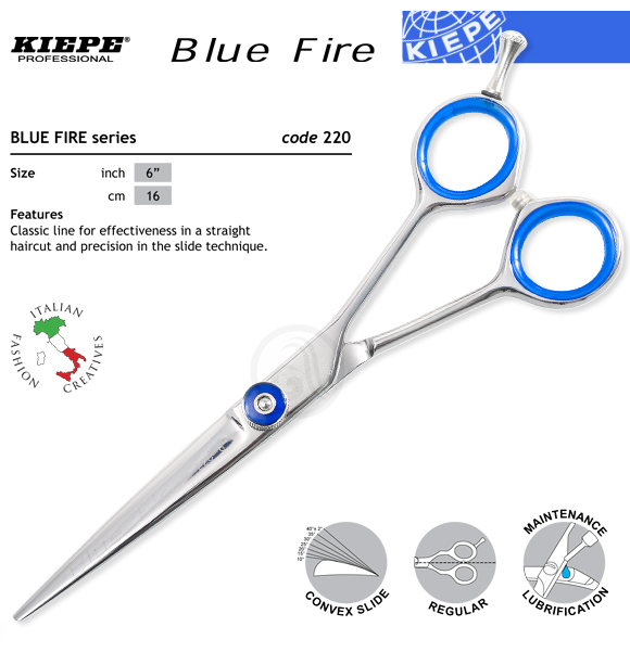 Ножницы Kiepe Blue Fire 220/6"