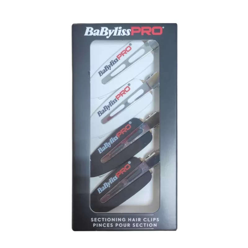 Зажимы BaByliss металлические Dual Shield Dent Free Clips M4460E 4шт