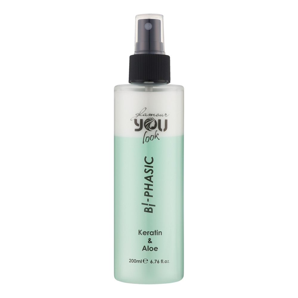 Двофазний спрей-кондиціонер You Look Professional Glamour Bi-Phasic Keratin & Aloe 200мл