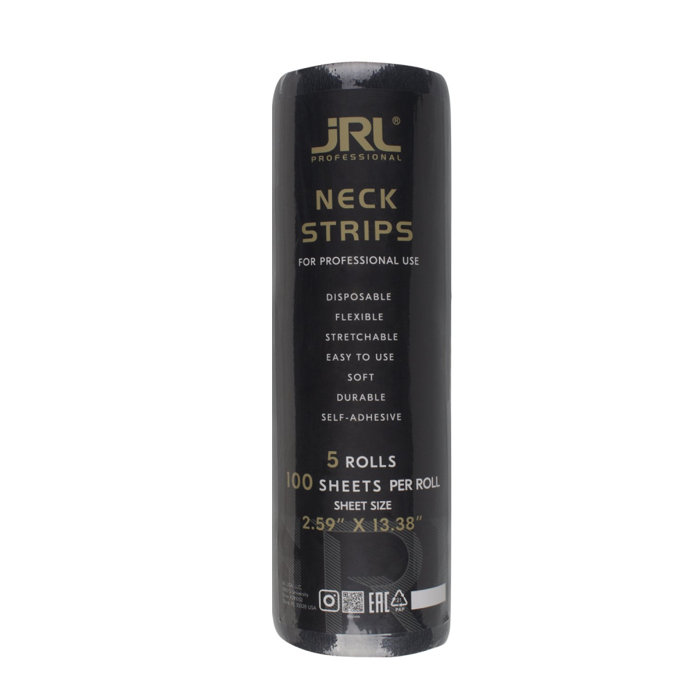 Захисний комір JRL Neck Strips чорний 1 рулон JRL-LP23015