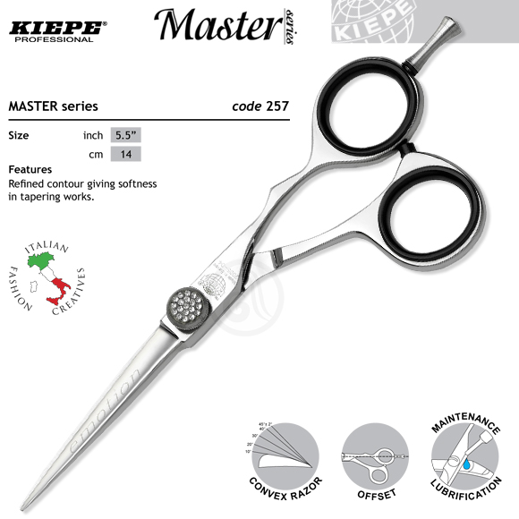 Ножницы Kiepe Master Emotion 5,5" 257/5,5"