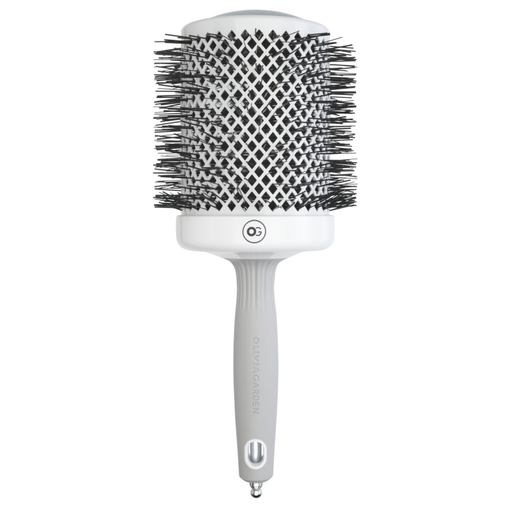 Термобраш Olivia Garden Expert Blowout Shine White&Grey 80