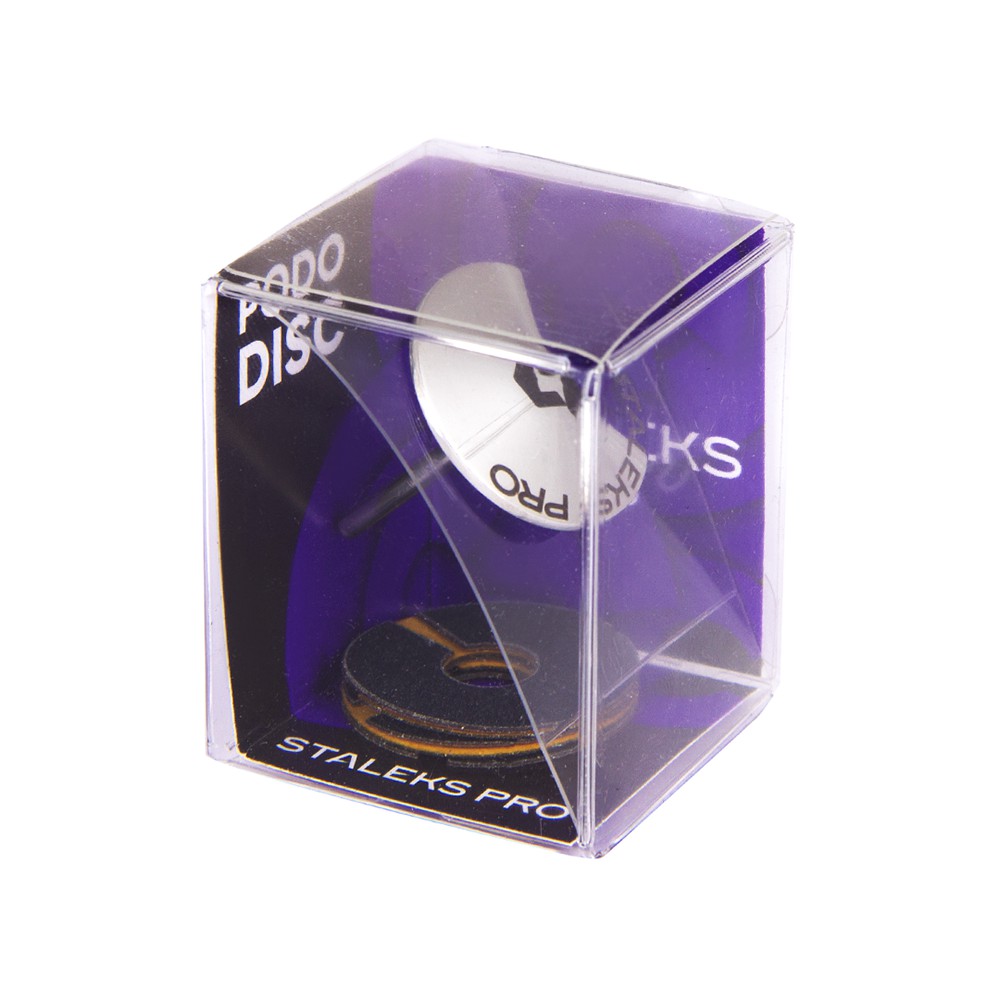 Диск педикюрный Зонтик PodoDisc Staleks Pro L в комплекте с сменным файлом-кольцом 180 грит 5 шт