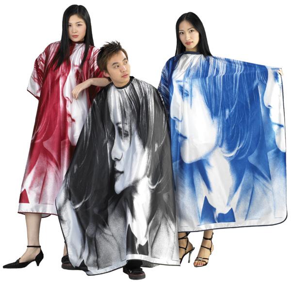 Пеньюар "Профиль женщины" красный