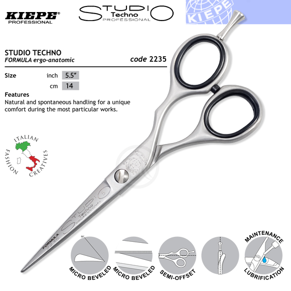 Ножиці Kiepe Studio Techno Formula 2235 / 5,5 &quot;з рискою