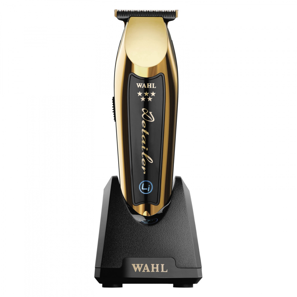 Машинка для стрижки Wahl Detailer Wide Cordless Li Gold Edition окантувальна 08171-716