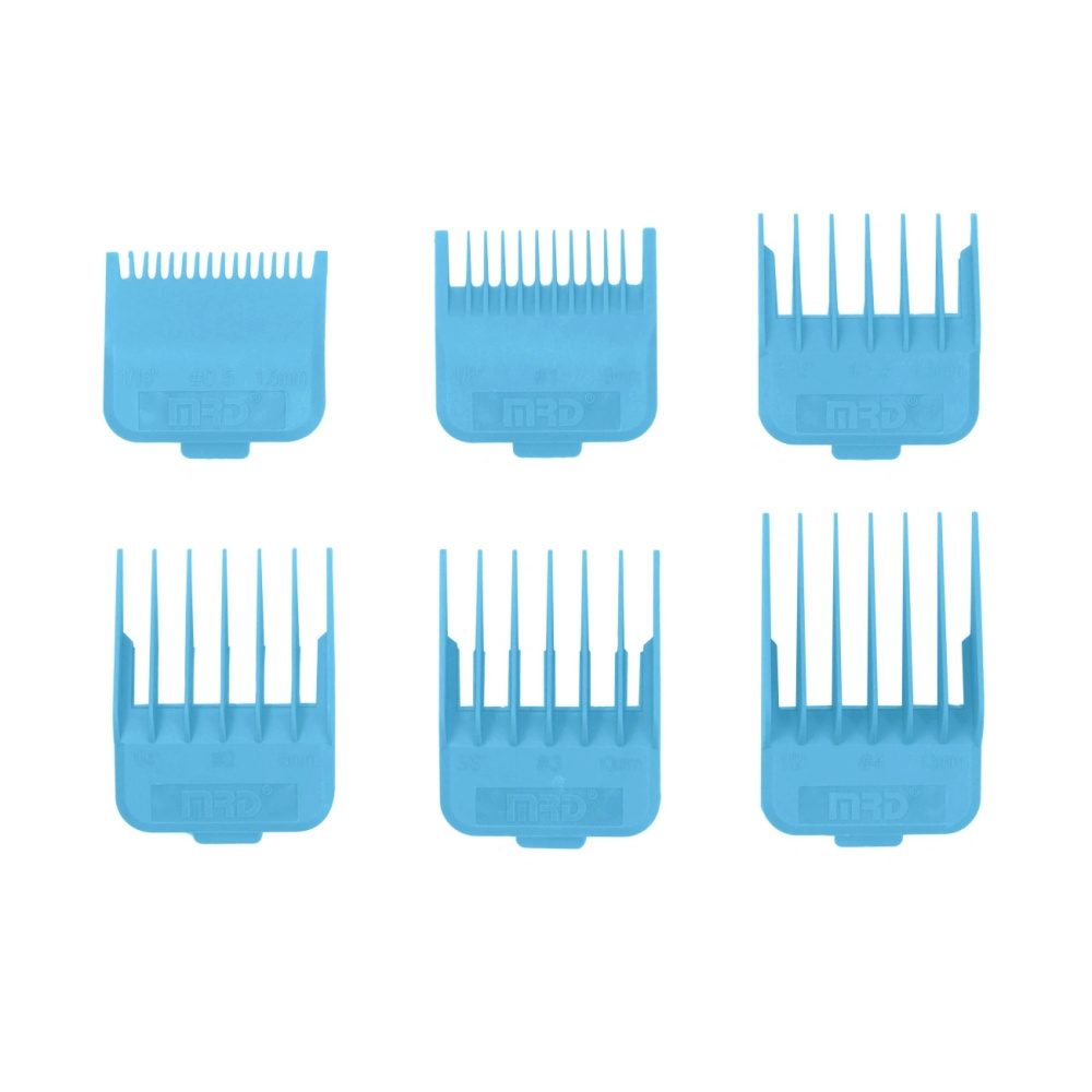 Комплект магнитных насадок для машинки MRD Pro Set 6 Double Magnetic Blue MRD-GC1BL