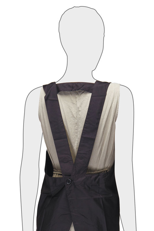 Фартух довгий чорний ВР09055