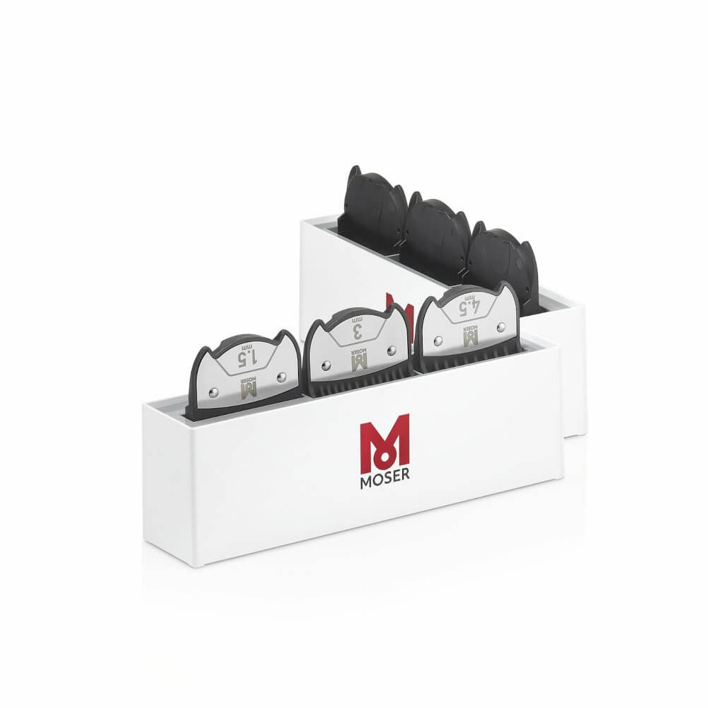 Комплект магнітних насадок Moser Magnetic Premium 6шт+підставка 1801-7000