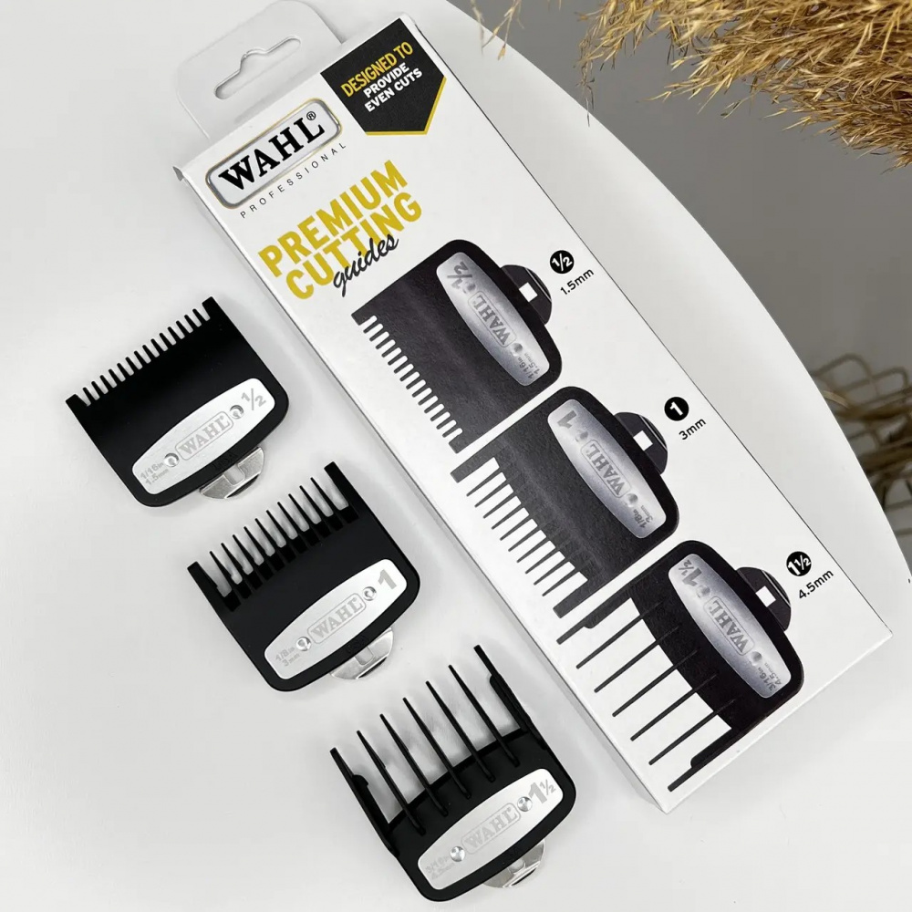 Комплект насадок Wahl Premium 3шт 1,5, 3, 4,5мм 03354-5001