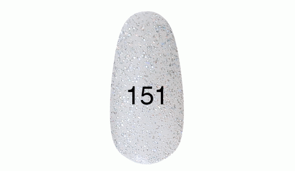 Гель-лак Kodi №151 (срібне голограмних мерехтіння) 8мл