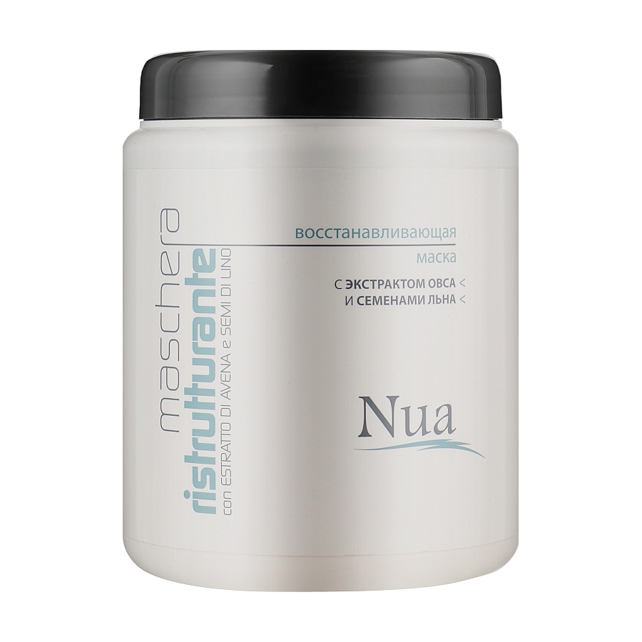 Маска Nua восстанавливающая с экстрактом овса и семенами льна Nua Maschera Ristrutturante 1000мл